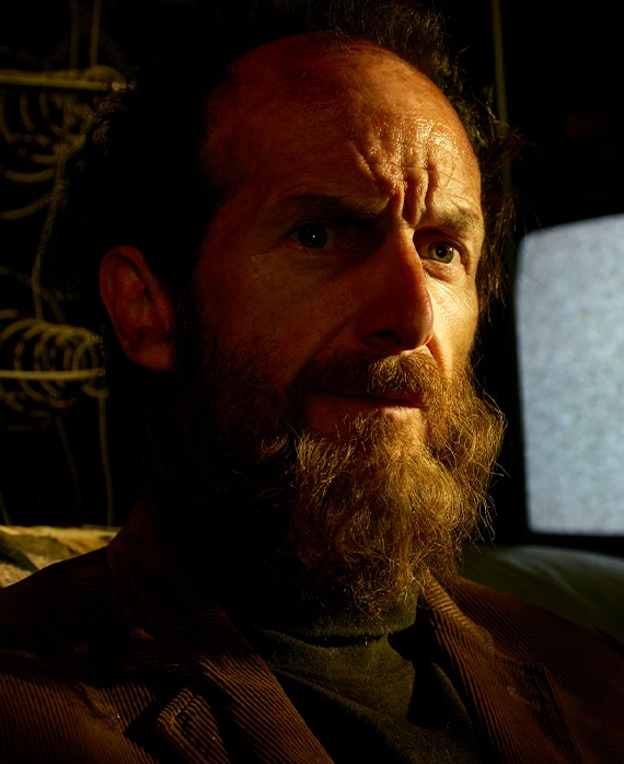 Denis O'Hare as William van Henderson in FX's AHS: Roanoke