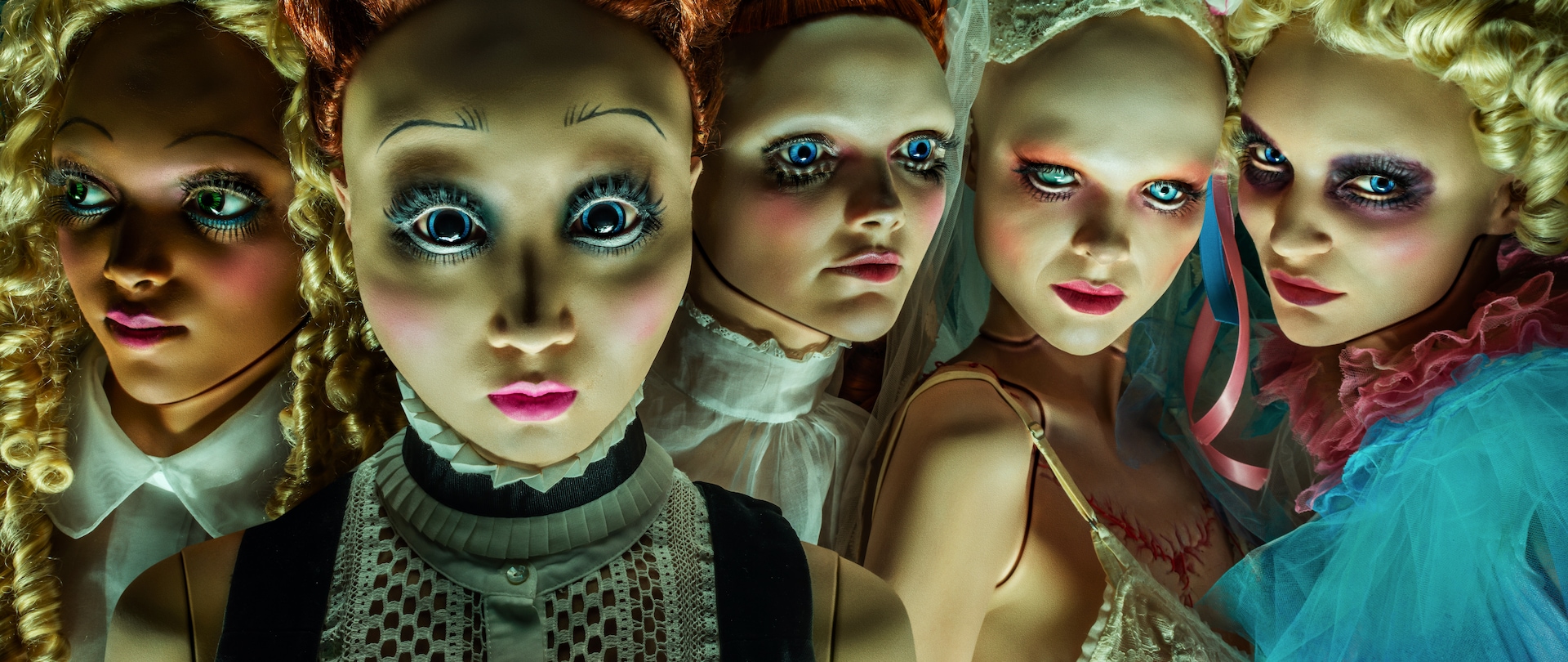 American Horror Stories Installment 2 dolls staring with makeup
