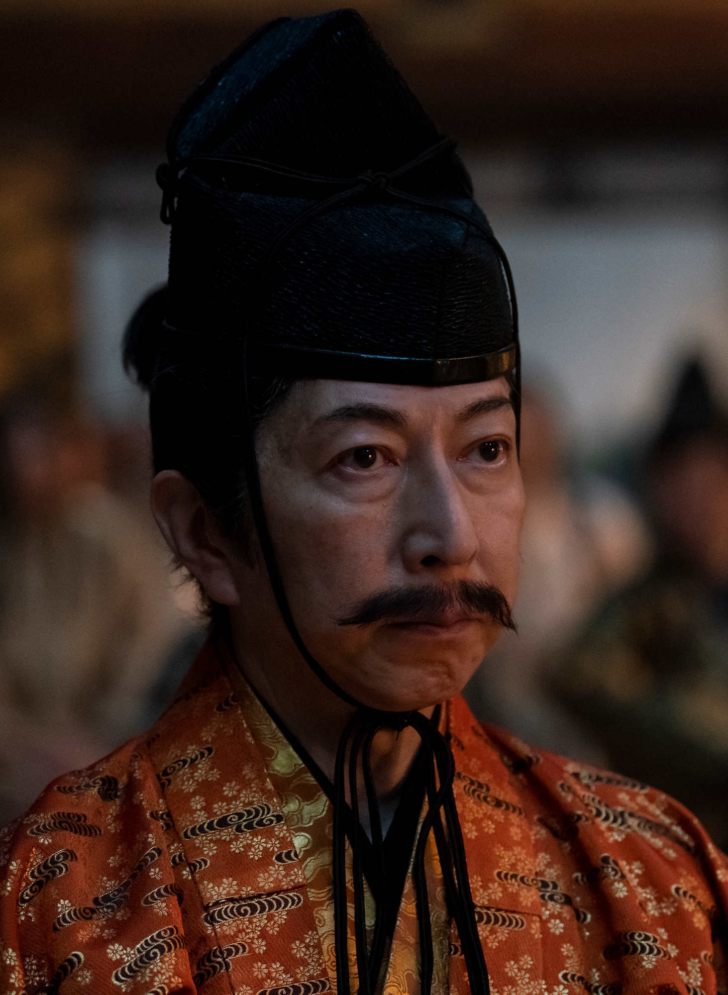 Close up shot of Ito in FX’s Shogun