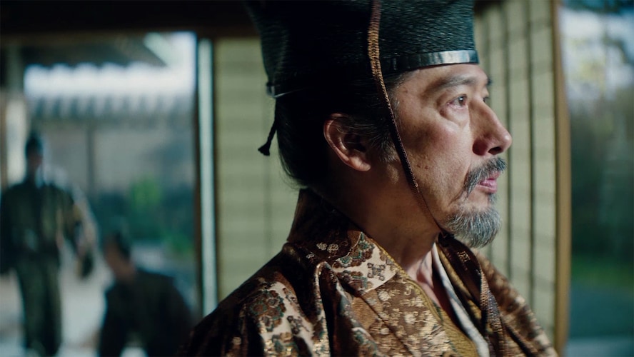 Close up of Lord Toranaga from FX's Shogun