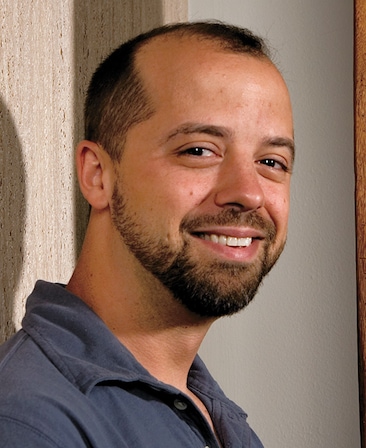 Sean Jablonski headshot wearing a navy polo shirt 