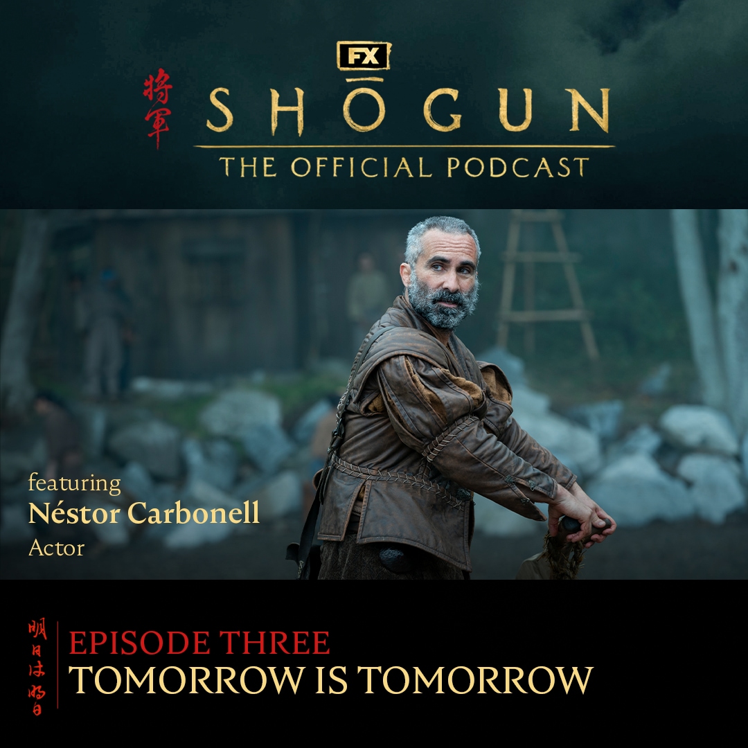 Podcast Episode 3 image featuring Nestor Carbonell.