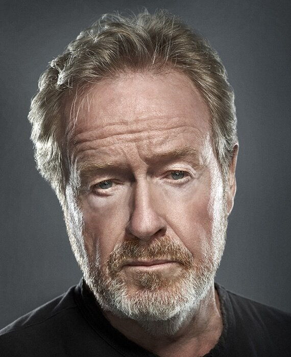 Headshot of Ridley Scott