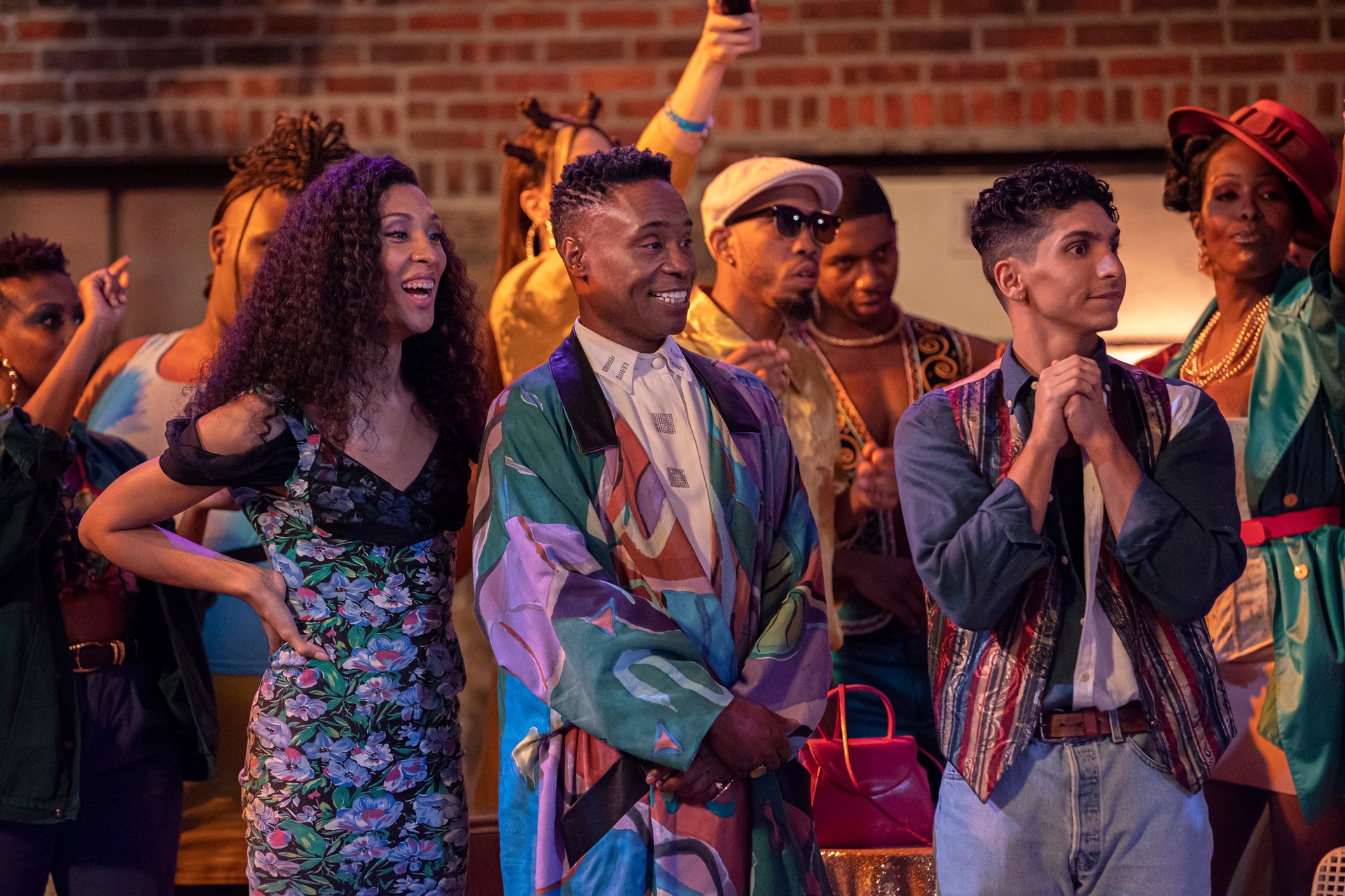 Mj Rodriguez as Blanca, Billy Porter as Pray Tell, Angel Bismarck Curiel as Lil Papi