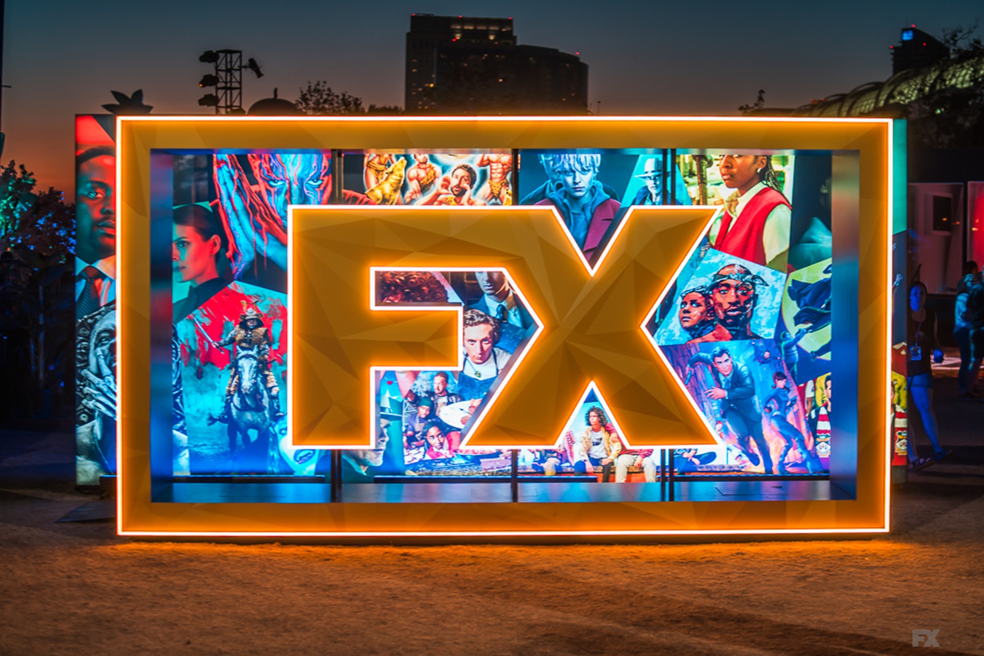 Light up FX sign at San Diego Comic-Con