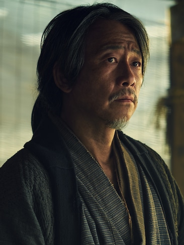 Yasunari Takeshima as the villager Muraji in FX's Shogun