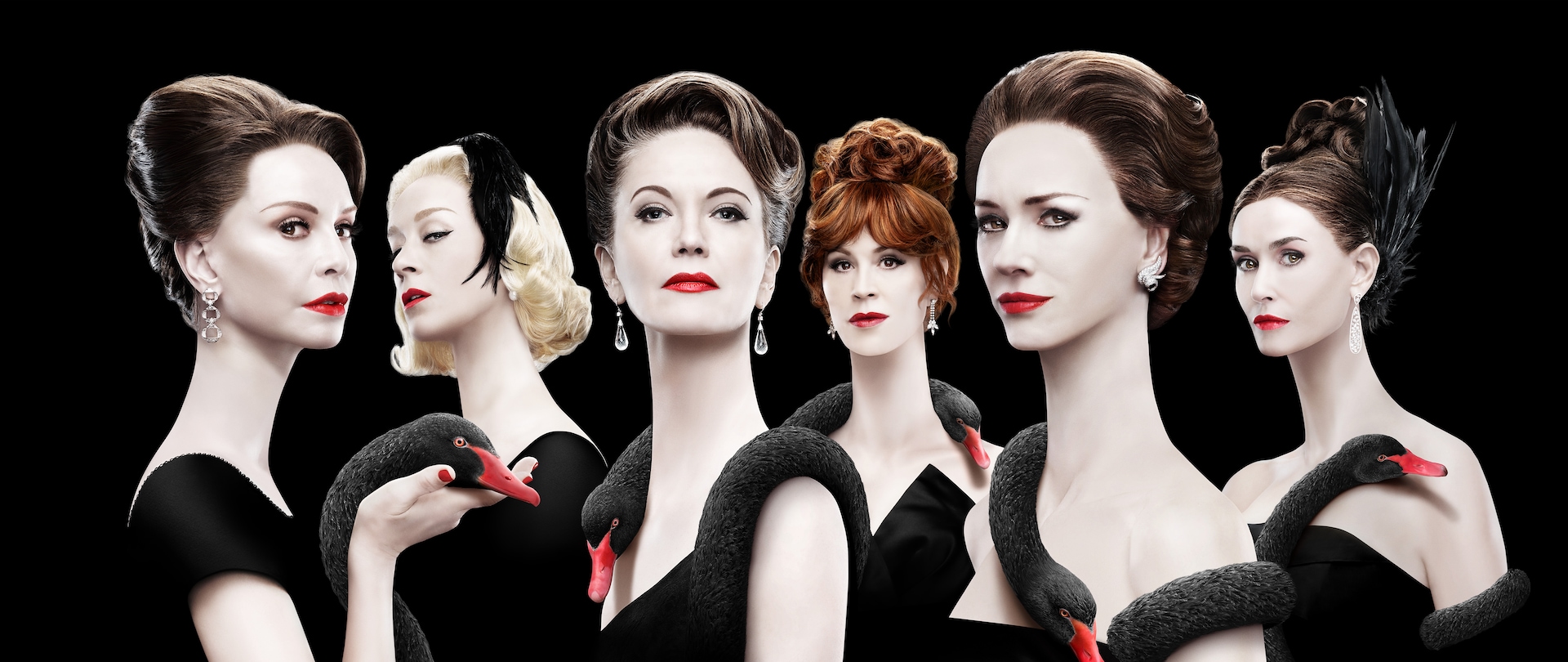 The Swans dressed in black for FX's FEUD
