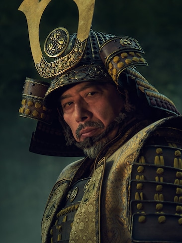 Lord Toranaga in full busho armor in FX's Shogun