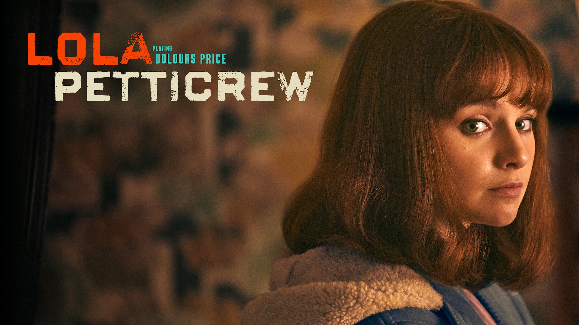 Lola Petticrew as Dolours Price in FX's Say Nothing wearing a coat looking off to the side.
