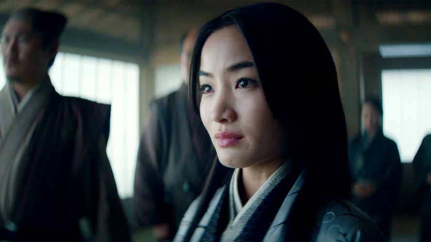 Mariko intervenes in a fight and comforts Fuji in FX's Shogun