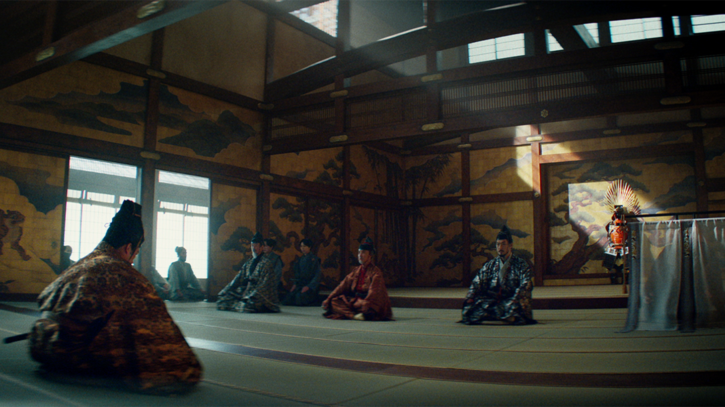 Meeting between the Council of Regent members in Osaka Castle