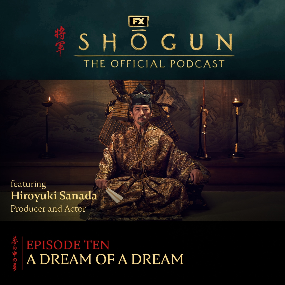 Podcast episode 10 cover featuring Hiroyuki Sanada