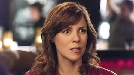 Close up of a woman with a surprised expression
