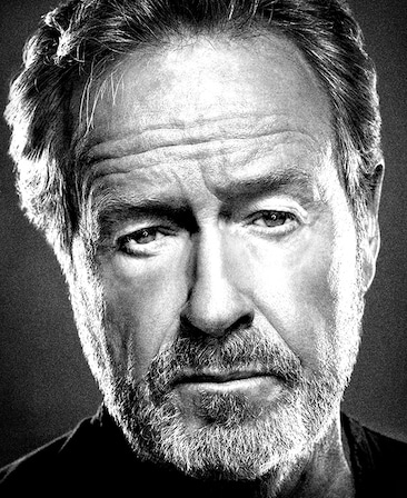 Ridley Scott Headshot with serious facial expression