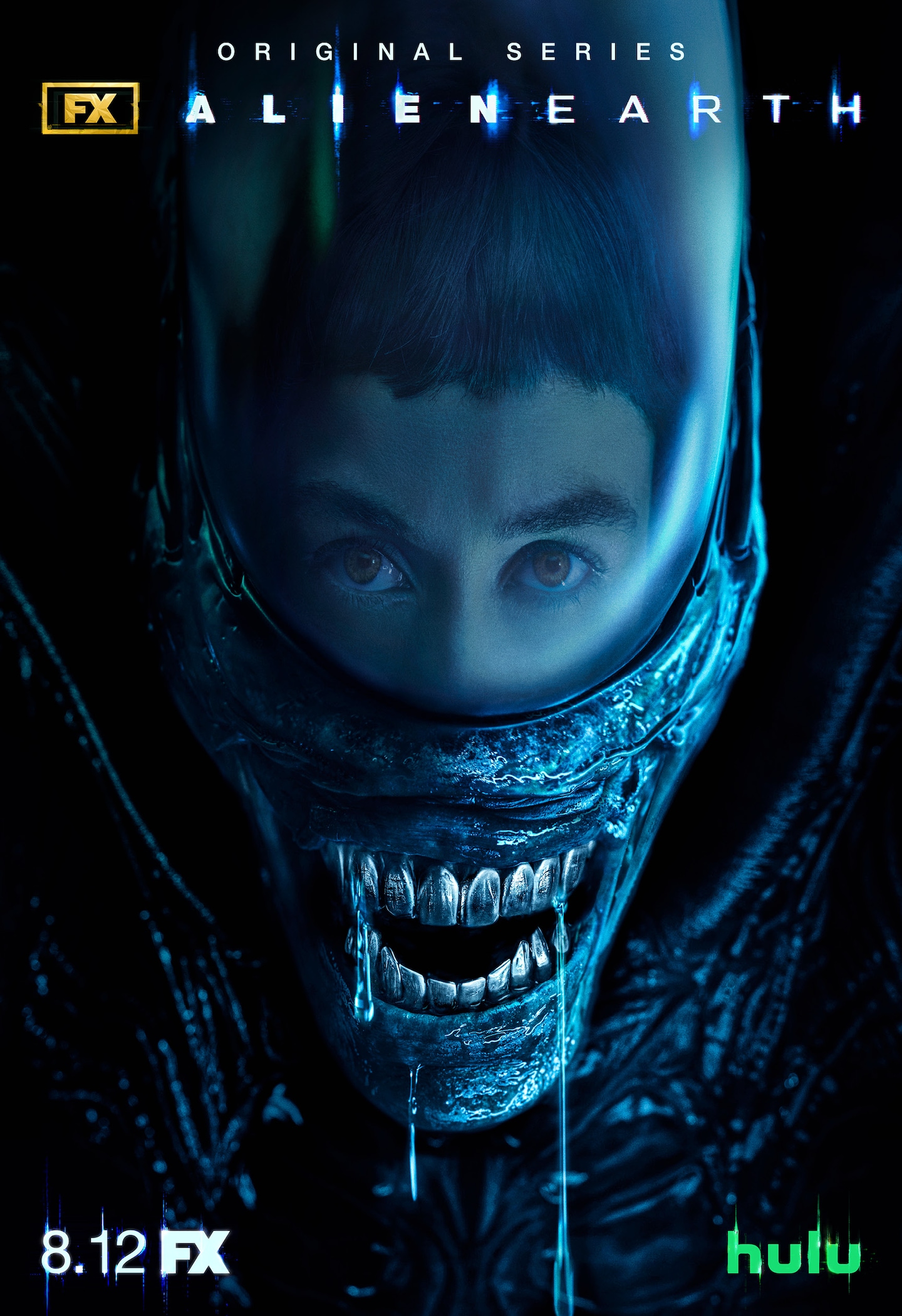 Wendy inside Helmet with open mouth below