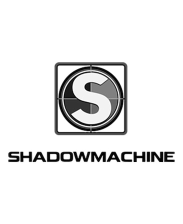 ShadowMachine with logo of an S in a circle within a square