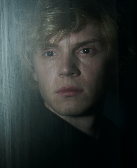 Evan Peters as Kyle Spencer in FX's AHS: Coven