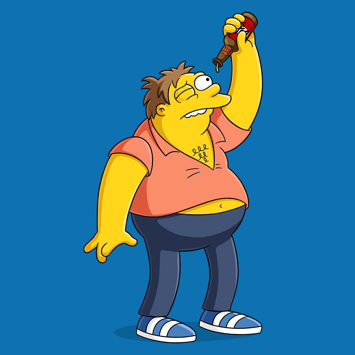 Image result for picture of Barney from Simpsons drinking be