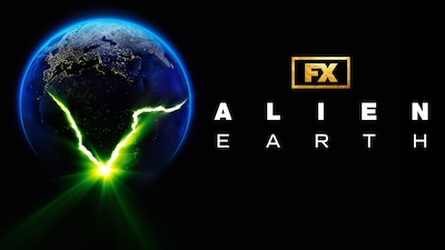 Earth cracking open with a green light coming from with.