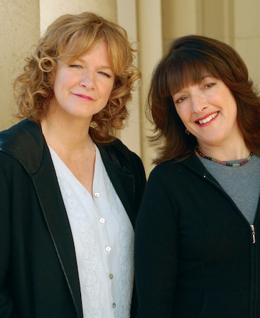 Dawn Prestwich and Nicole yorkin headshot standing next to each other wearing black jackets