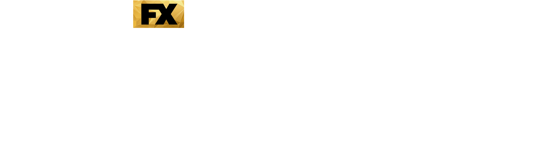 Fargo show logo in white font