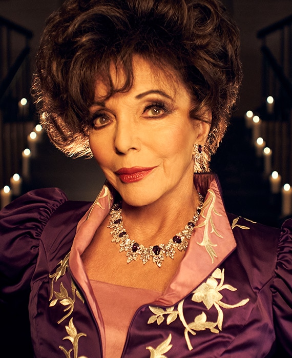 Joan Collins as Evie Gallant | AHS: Apocalypse on FX Joan Collins as Evie Gallant | AHS: Apocalypse on FX