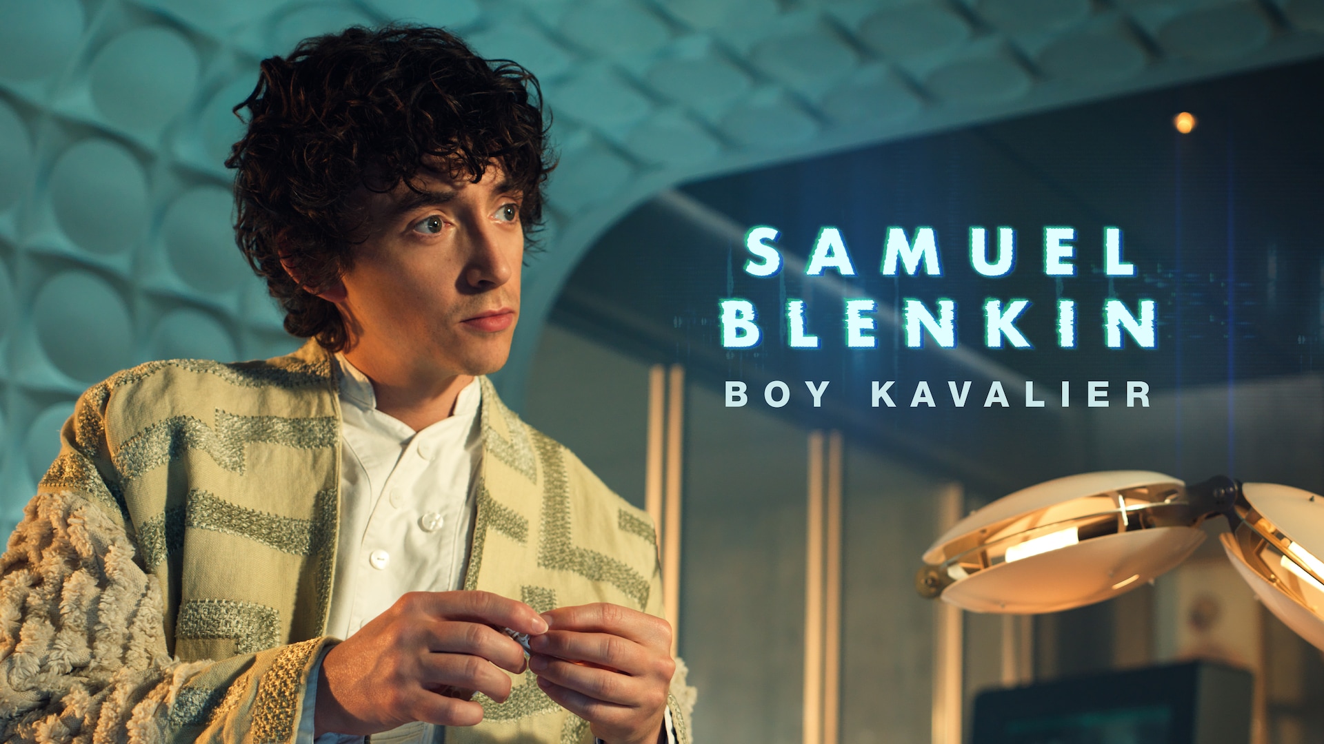 Close up of Samuel Blenkin