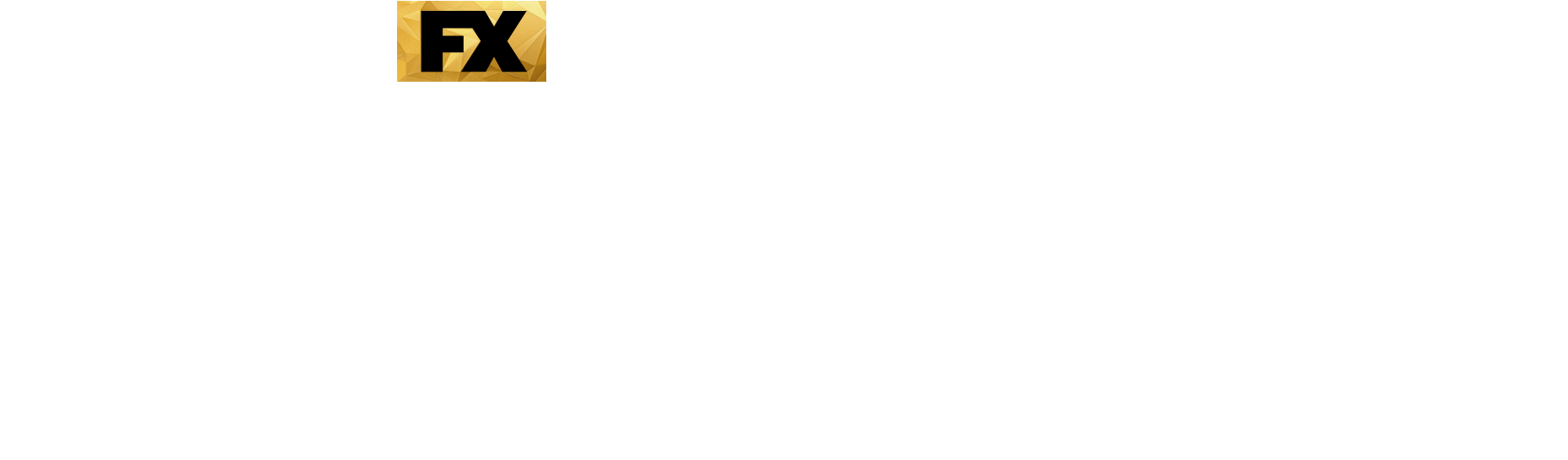 Reservation Dogs show logo in white font