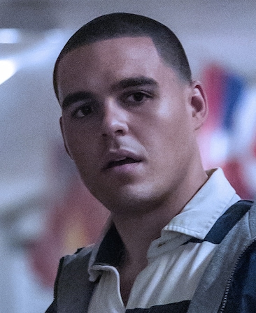 Ean Castellanos as D.J. Hernandez in FX's American Sports Story: Aaron Hernandez