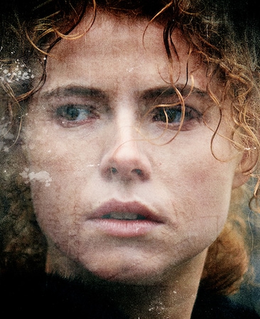 Jessie Buckley Headshot looking to the side